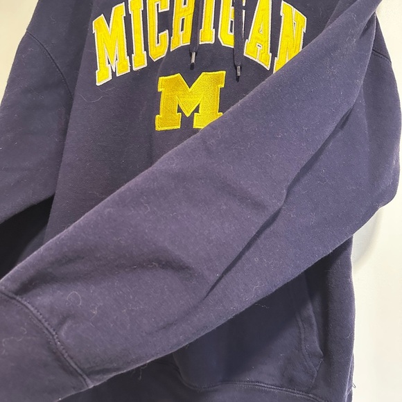 Unisex Sz: Large University of Michigan Wolverine’s Embroidered Logo hoodie. - Picture 7 of 9